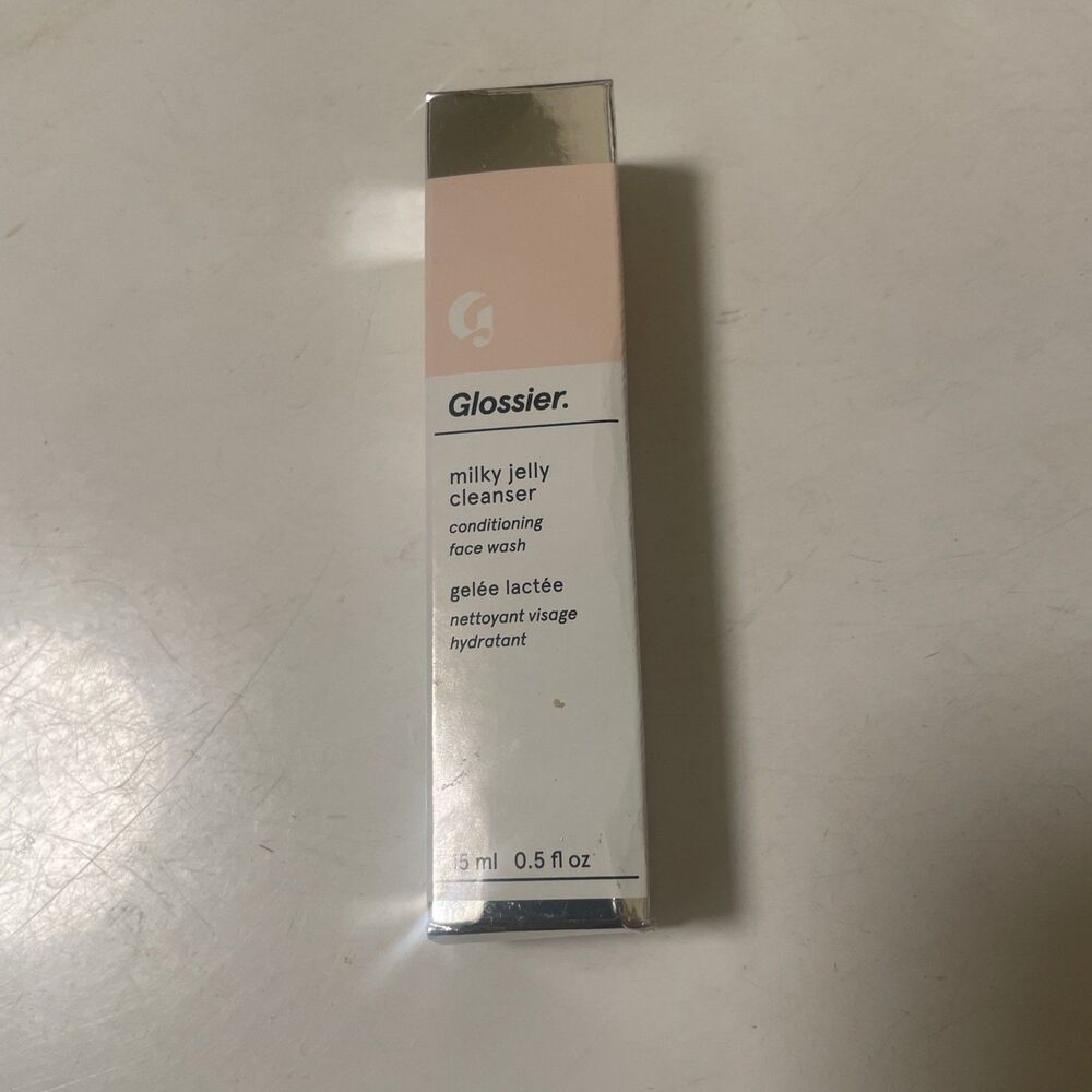 GLOSSIER MILKY JELLY CLEANSER CONDITIONING FACE WASH .5 FL OZ/15ml New In Box